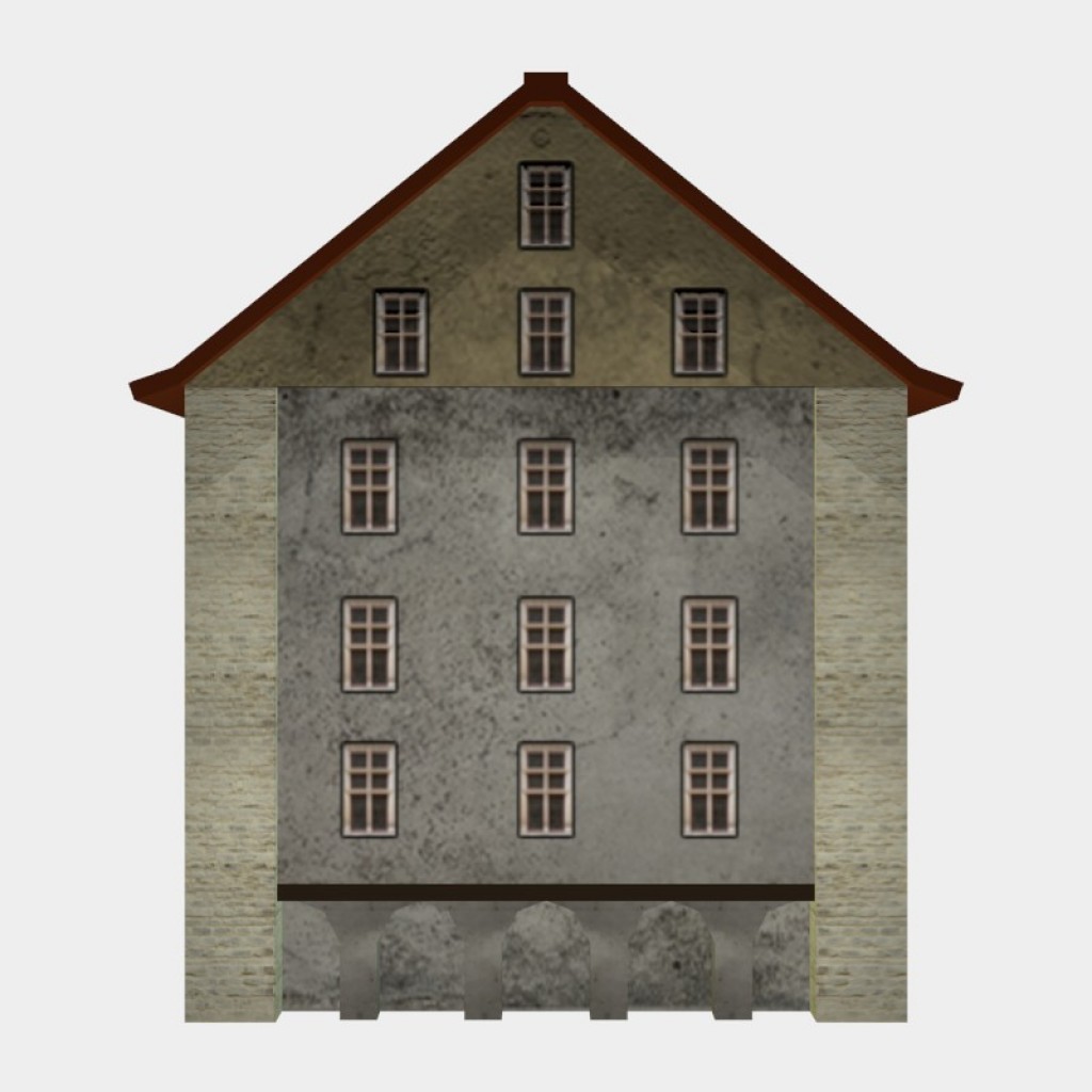 Low Poly Building #2 preview image 2